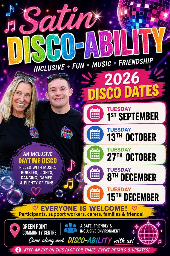 Disco advertising flyer
